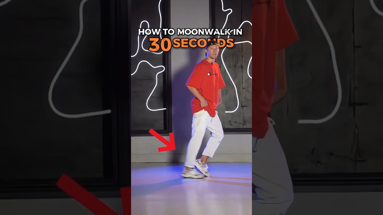 How to Moonwalk in 30 Seconds 🔥