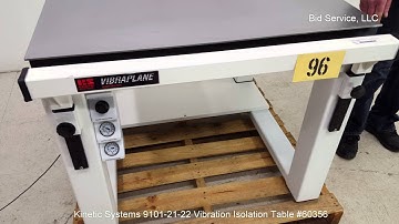 Kinetic Systems 9101-21-22 Vibration Isolation Table #60356