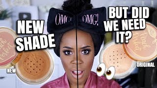 A NEW SHADE IN TOO FACED PEACH PERFECT SETTING POWDER... FOR DEEP COMPLEXIONS?! | Andrea Renee screenshot 4