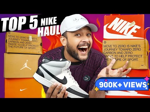 🔥 UNBOXING: Top 5 Best Budget NIKE White Shoes/Sneakers for Men | NIKE Haul Review 2022 | ONE CHANCE