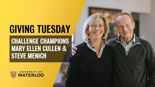 Celebrity Giving Tuesday Challenge Champion - Mary Ellen Cullen and Steve Menich Profile