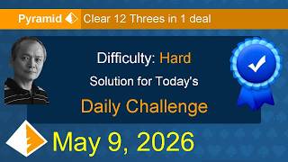 Microsoft Solitaire Collection: Pyramid - Hard - May 9, 2026 screenshot 4