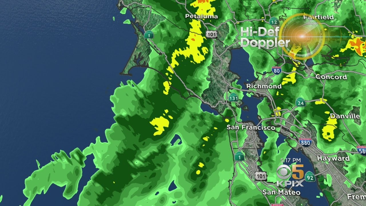 TODAY'S FORECAST: Showers Returning To The Bay Area For Monday Morning ...