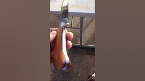 Hand made Farrel rasp knife