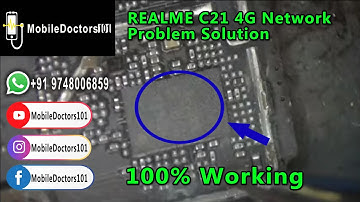 Realme C21 4G Network Problem Solving by MobileDoctors101