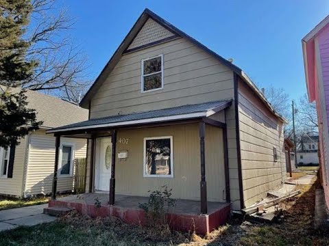407 E 5th, Newton, KS home video tour