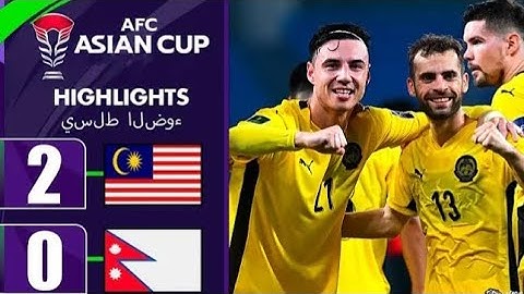 Hector Hevel Goal Malaysia VS Nepal 2-0 Highlights | AFC Asian Cup Qualifiers 2025