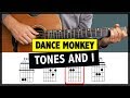 Dance Monkey Tones And I Guitar Tutorial CHORDS 