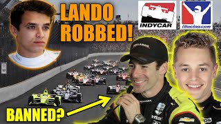 SIMON PAGENAUD & FERRUCCI should be BANNED FOR LIFE! LANDO ROBBED! - IndyCar iRacing INDY 500