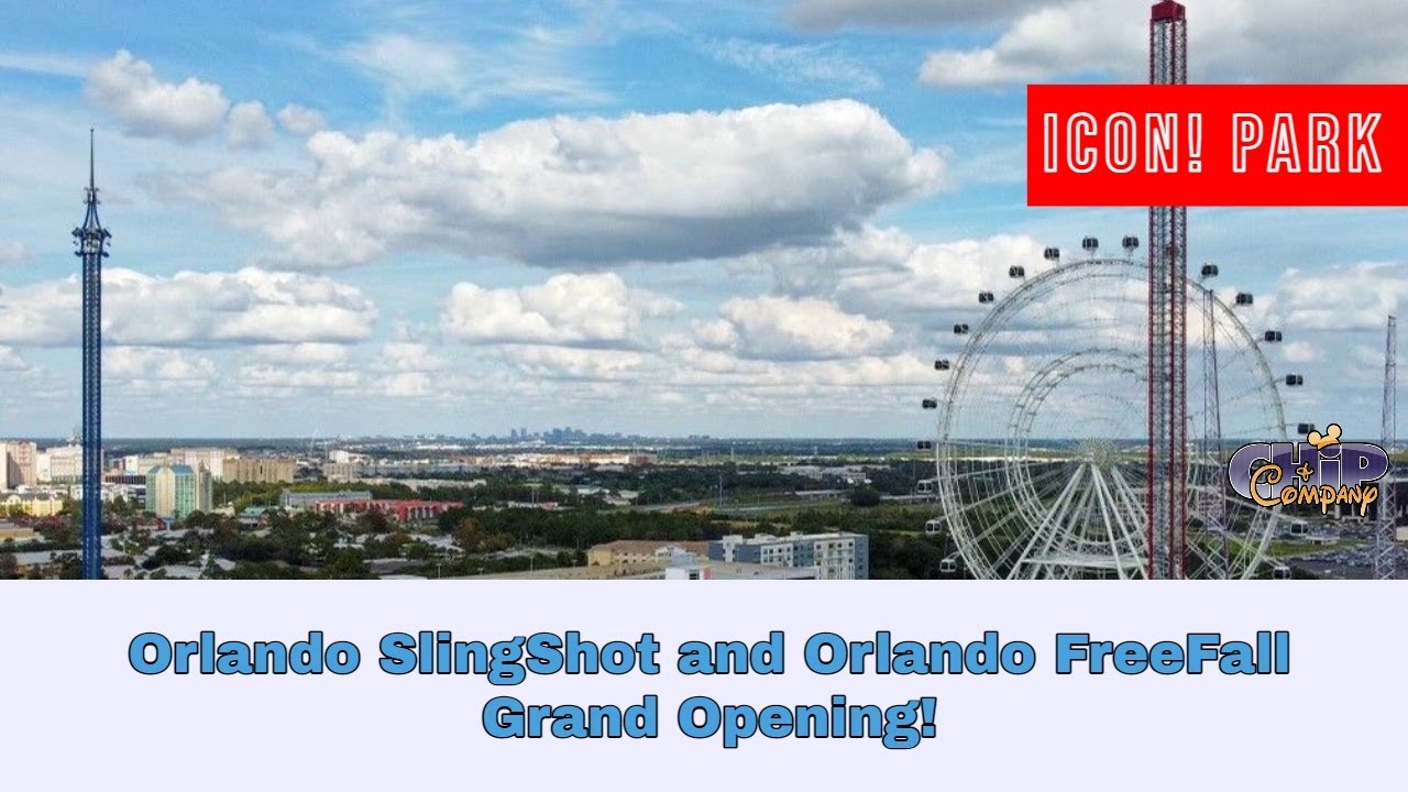 ICON! Park Orlando Opens Largest Drop Tower and Slingshot. Orlando ...
