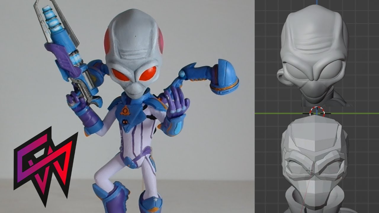 Crypto | 3D Modelling and Printing | Destroy All Humans! 2 Reprobed