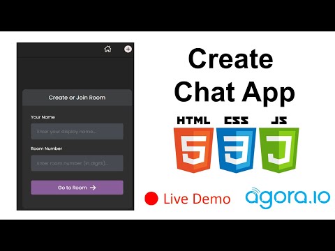 chat app using html css and  javascript