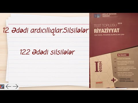 DİM..Ədədi silsilələr