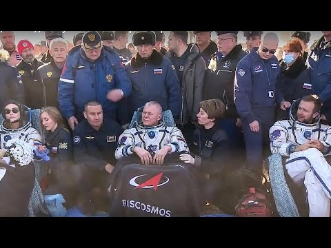 Russian actor, director arrive back on earth from ISS