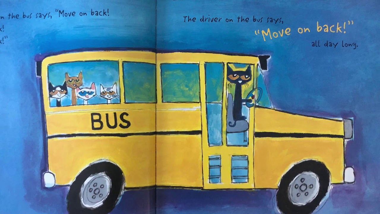 Pete the Cat Wheels on the Bus - YouTube