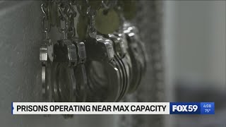Indiana prisons nearing maximum capacity