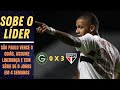 São Paulo vira líder e pode abrir cinco pontos de frente para Galo e Fla. Vai segurar a liderança?