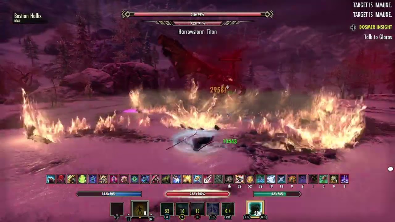 solo harrow storm elder scrolls online heavy attack warden