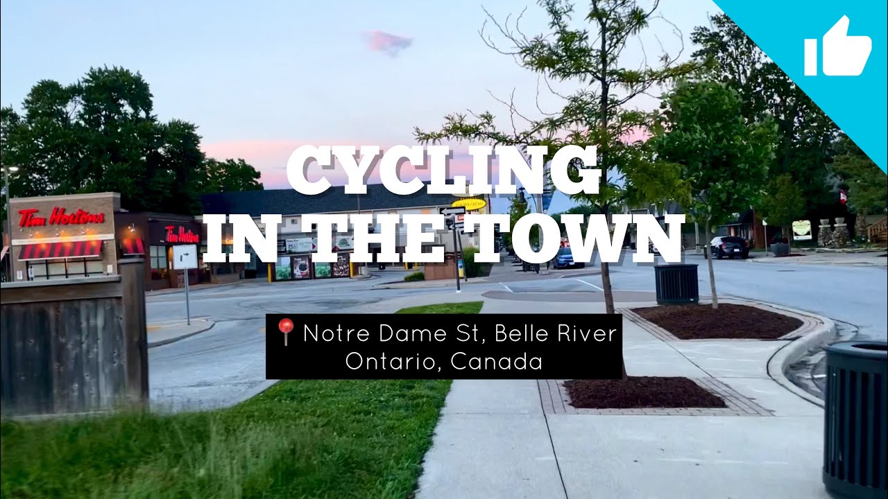 Cycling in the Town Belle River, Ontario, Canada YouTube