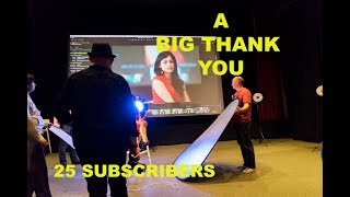 A Big Thank You For All Your Support 25 Subscribers.
