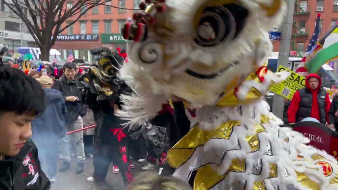 Китайские масоны Нью-Йорка 洪青 - Танец льва в честь китайского Нового года 2026 @MasonicClub