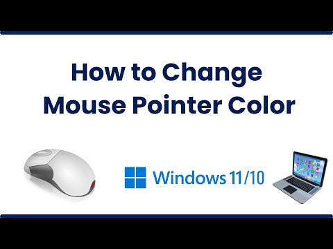 how to change color of mouse pointer