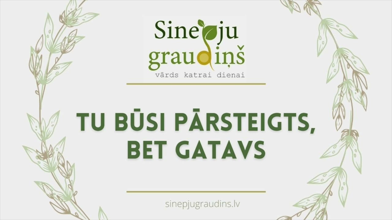 Sinepju Graudiņš ⧸⧸ Tu Būsi Pārsteigts Bet Gatavs#139
