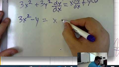 Ap Calculus 3.7 Implicit Differentiation HW 15