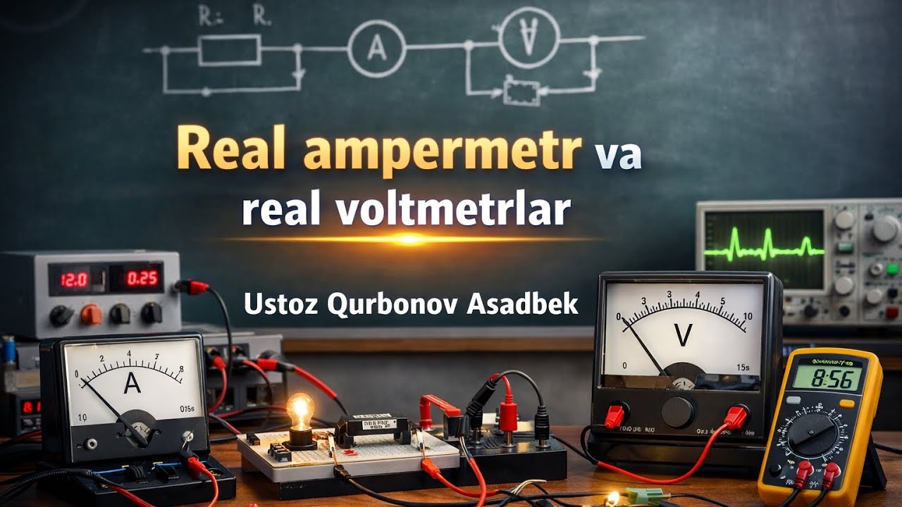 Real ampermetr va voltmertlar 