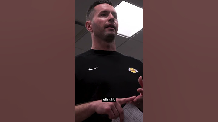 JJ Locker Room Speech - Shorthanded Lakers beat Jazz