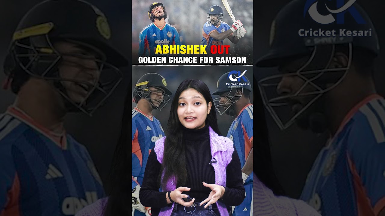 Abhishek Sharma is injured, and Sanju Samson gets a golden chance against Namibia