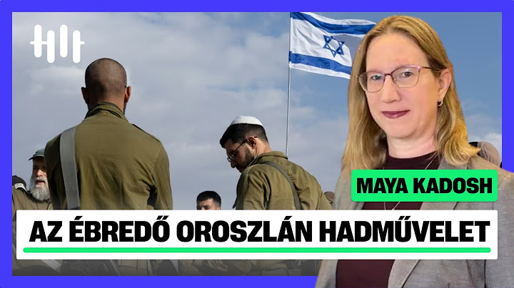 Irán az összeomlás szélén, ezek Izrael valódi céljai: megszólal a nagykövet - Maya Kadosh