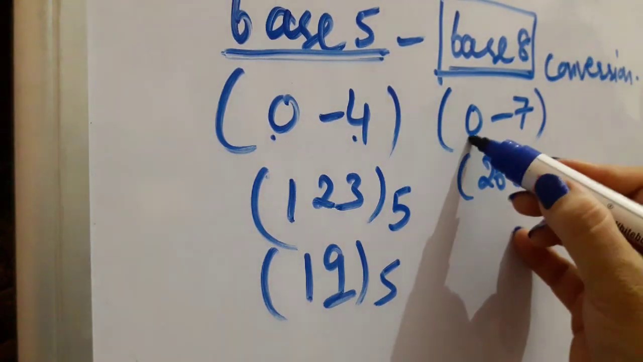 How To Convert Base 5 To Base 8