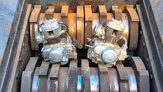 Shredder vs Engine Extreme Shredding! Most Insane Shredding Machines