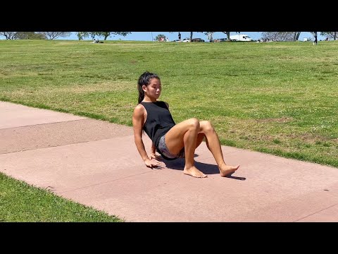 Backward crab walk (uphill)