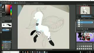AT w/ MLP Rarity *MLP  speedpaint*
