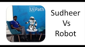 Presentation By Robot Vs Sudheer Nimmagadda Using UiPath RPA Tool
