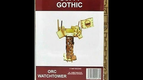 TTCombat Sci Fi Gothic ORK WATCHTOWER for Miniature Wargaming