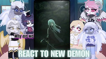 Hazbin Hotel Angels react to rimuru tempest | slime | Lucifer | Gacha life 2