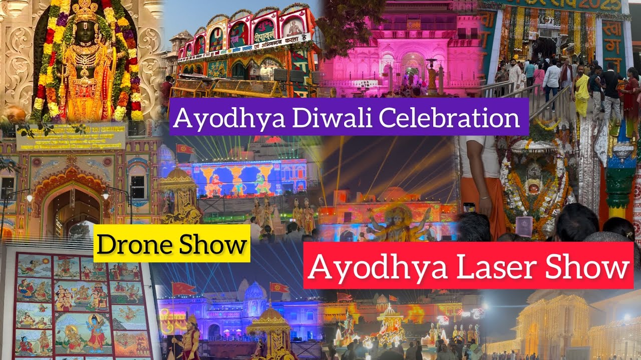 2025 Aayodhya Diwali Deepotsav| Ayodhya Shri Ram Mandir| Ayodhya Laser Show And Drone Show 