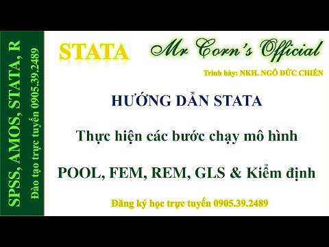 Video 30.01.2022 Hướng dẫn STATA | Thực hiện các bước chạy... - youtube