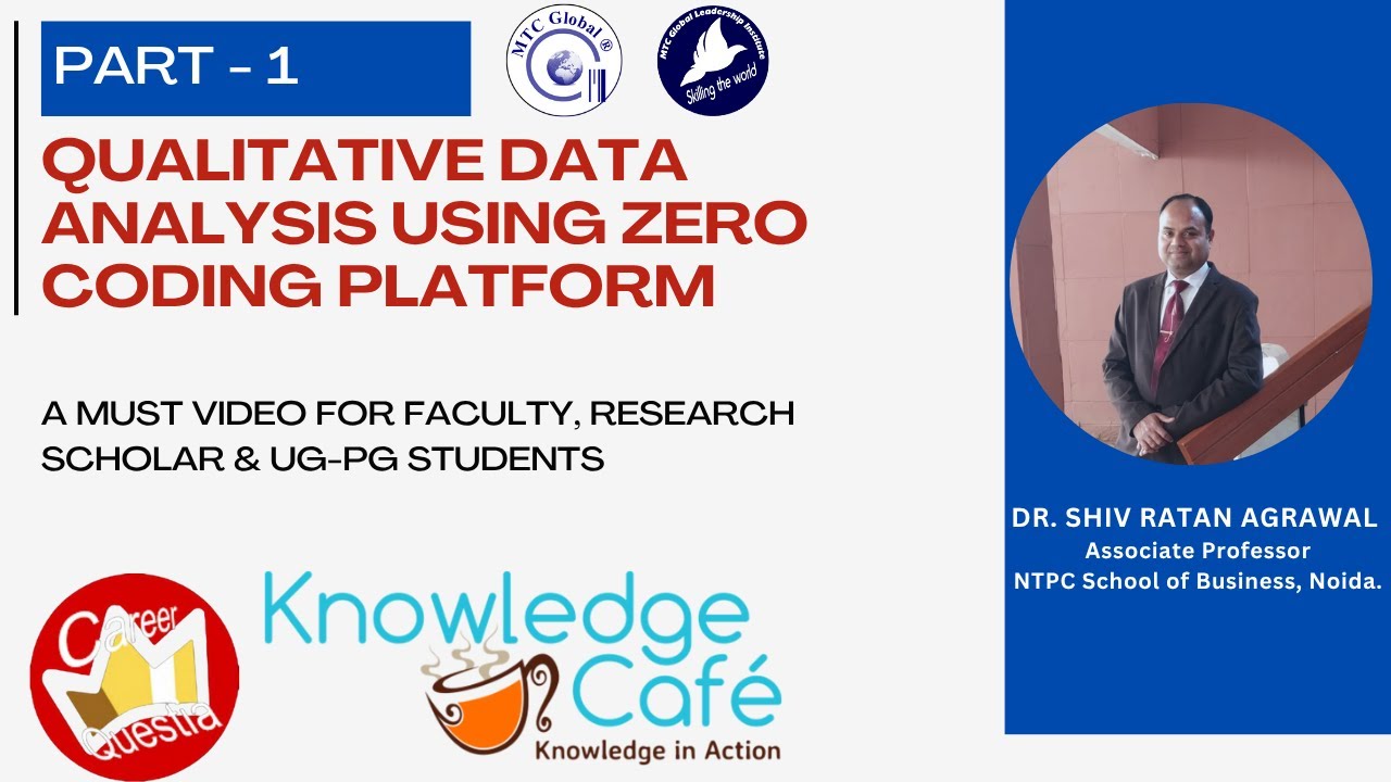 Qualitative Data Analysis Using Zero Coding Platforms, Part-1 : Dr ...