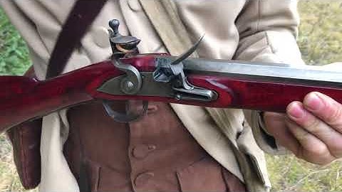 Loading a smoothbore flintlock with unpatched ball | Full Frame|