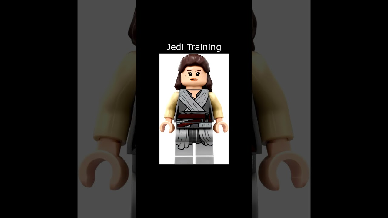 LEGO Star Wars Rey Minifigure Evolution
