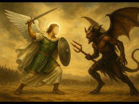 مواجهة جبريل ضد إبليس في معركة بدر الكبرى قصص اسلامية