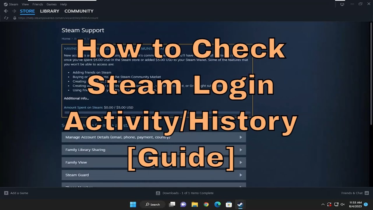 Login  Steam – User Guide