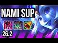 NAMI &amp; Seraphine vs BLITZCRANK &amp; Lux (SUP) | BR Grandmaster | 26.2