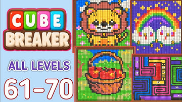 Cube Breaker All Levels 61-70 Walkthrough Solution
