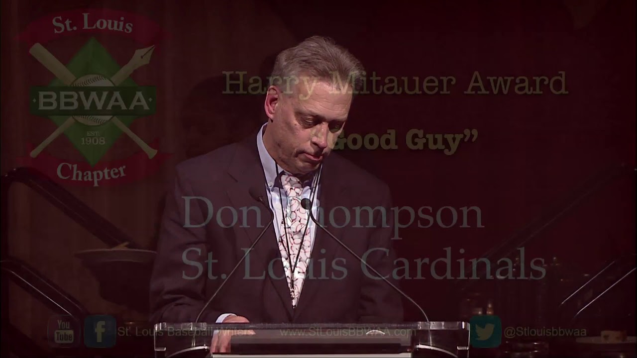 2016 Harry Mitauer "Good Guy" Award - Don Thompson
