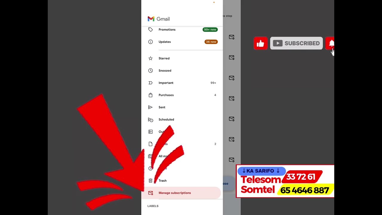 Sida Loo Nadiifiyo Gmail-kaaga — Unsubscribe & Block Emails-ka Aadan U Baahnayn